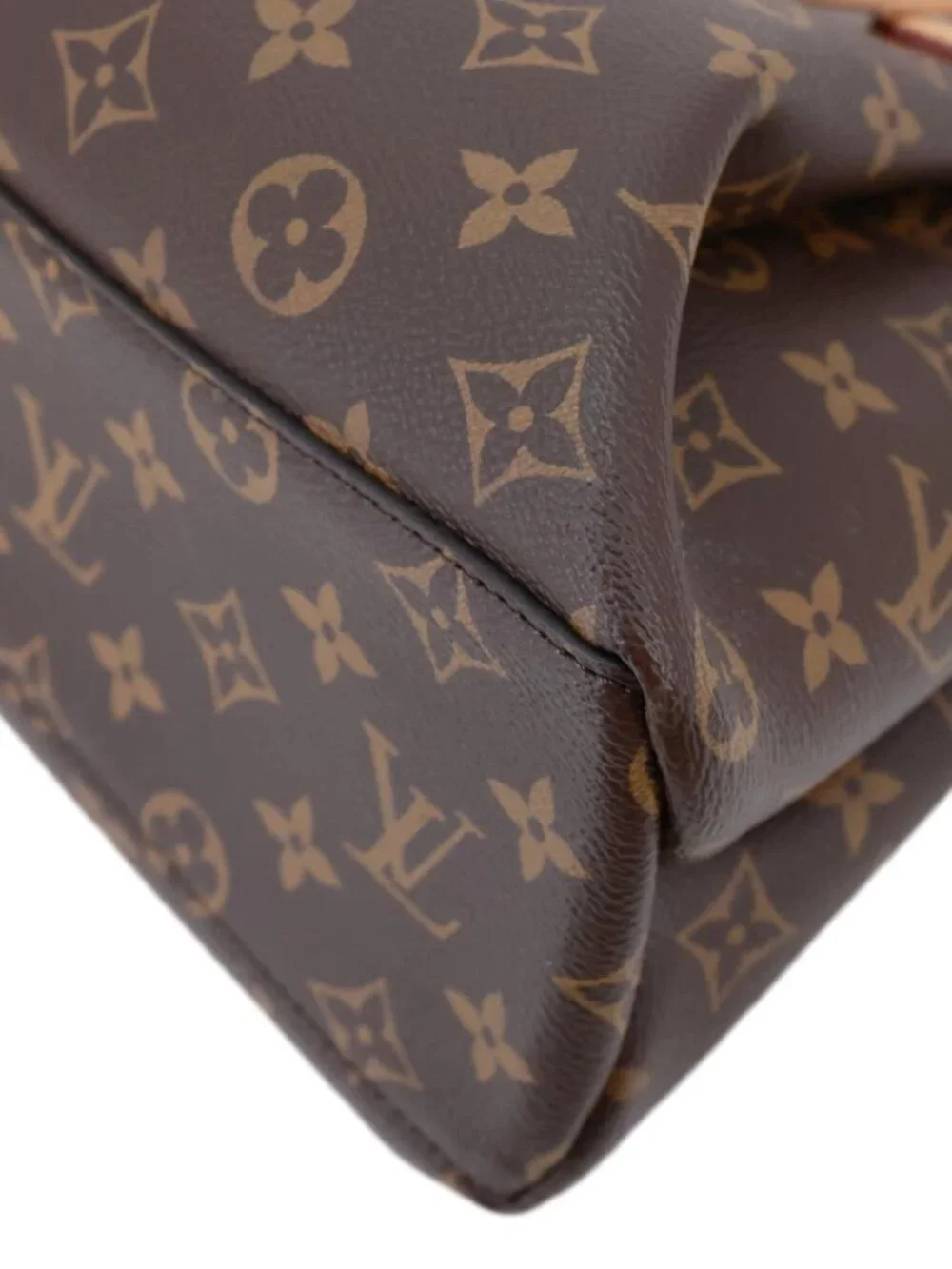 Louis Vuitton  Rivoli PM Monogram Canvas Satchel Bag Brown